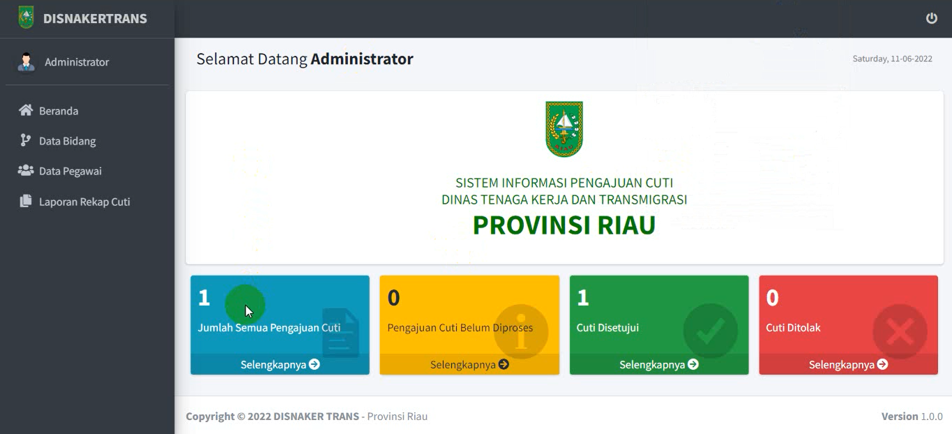 Sistem Informasi Pengajuan Cuti